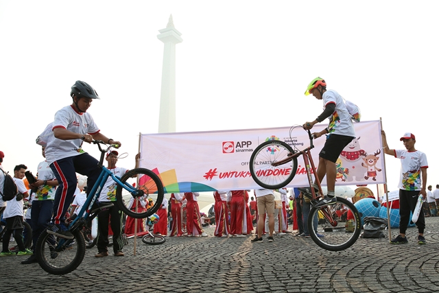 APP Sinar Mas Turut Semarakkan Parade Asian Games 2018